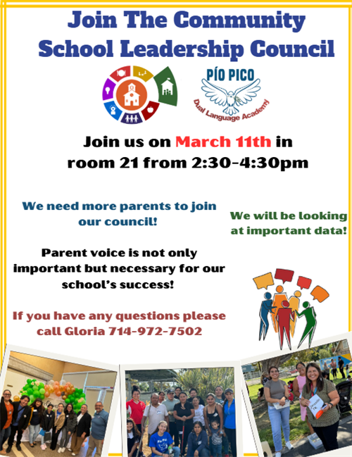 Join our council!